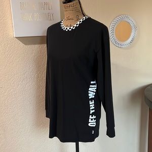 VANS Off The Wall Long Sleeve Tee Size Small Women